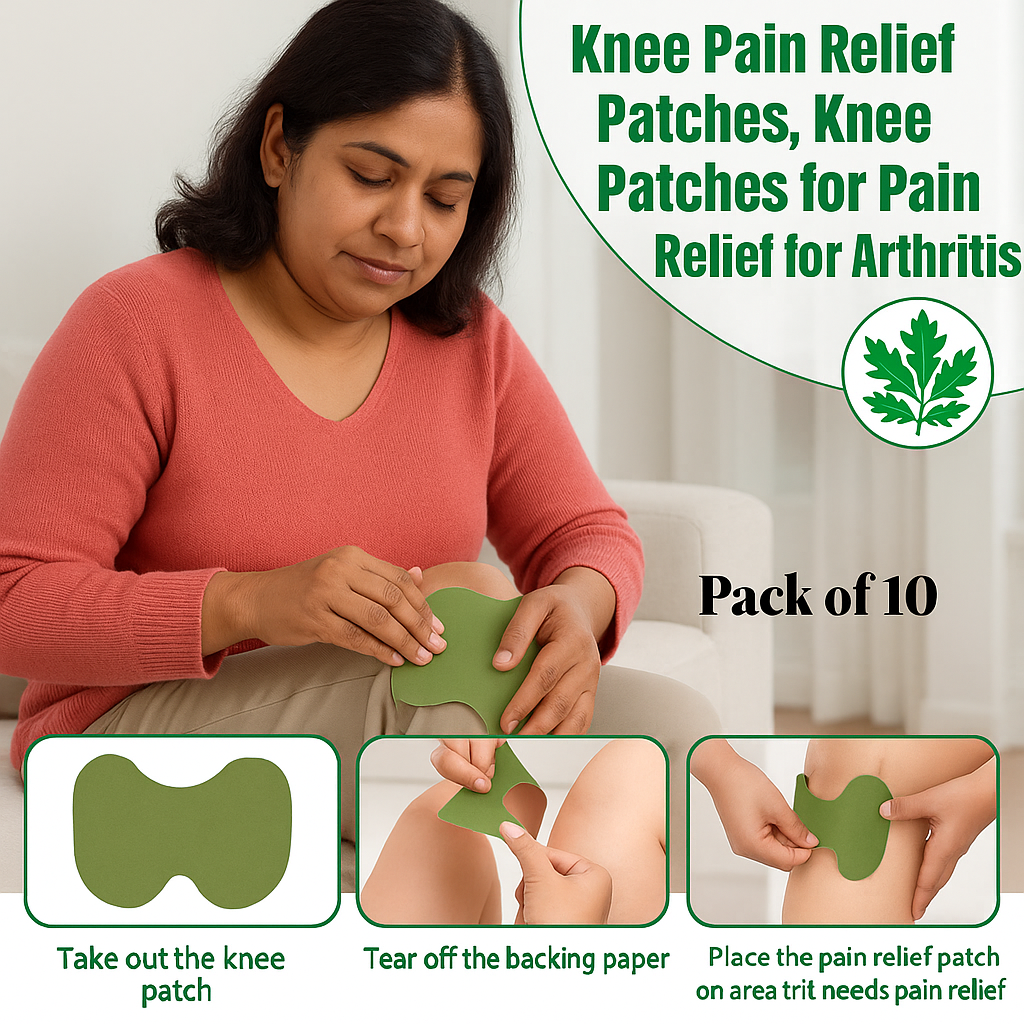 Knee Patches for Joint & Muscle Pain – Fast Relief, No Side Effects